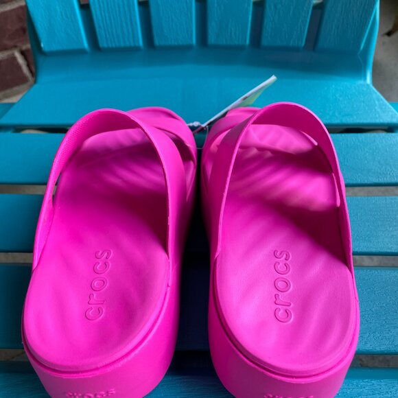 Crocs, Platform Summer Shoes, NEW! - Picture 8 of 10